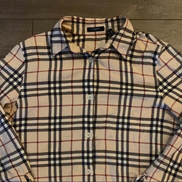 vintage burberry flannel